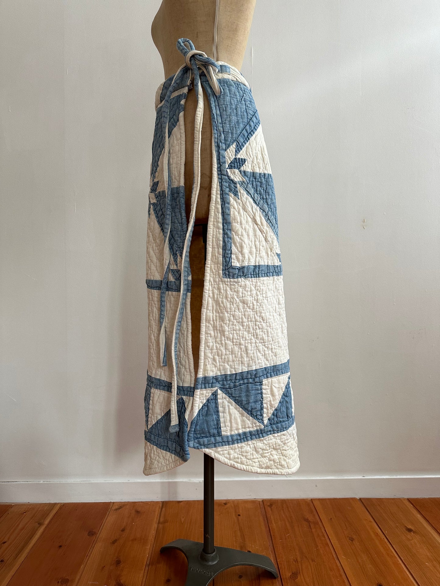 old quilt wrap skirt