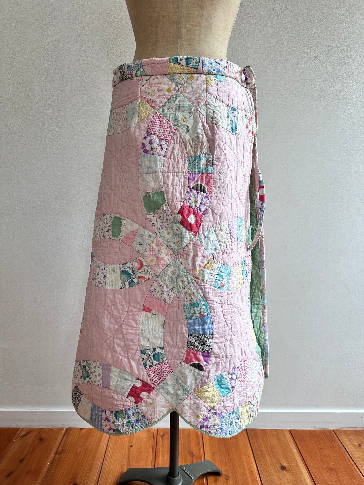 old quilt wrap skirt