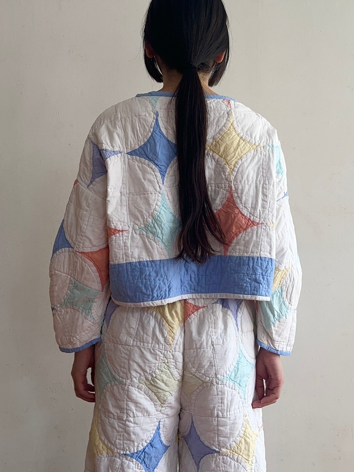 old quilt lantern tops