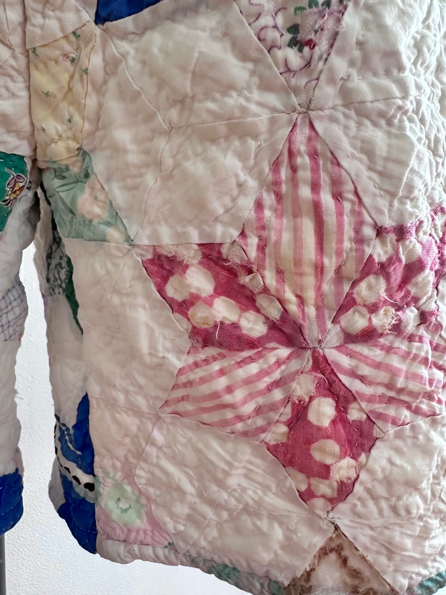 old quilt short pants