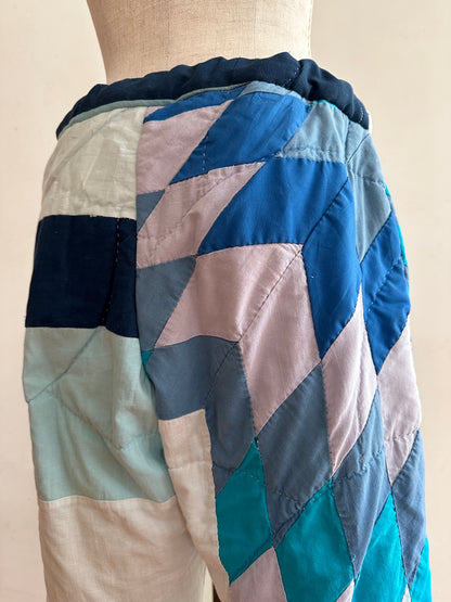 old quilt slim pants