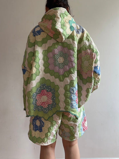 old quilt parka