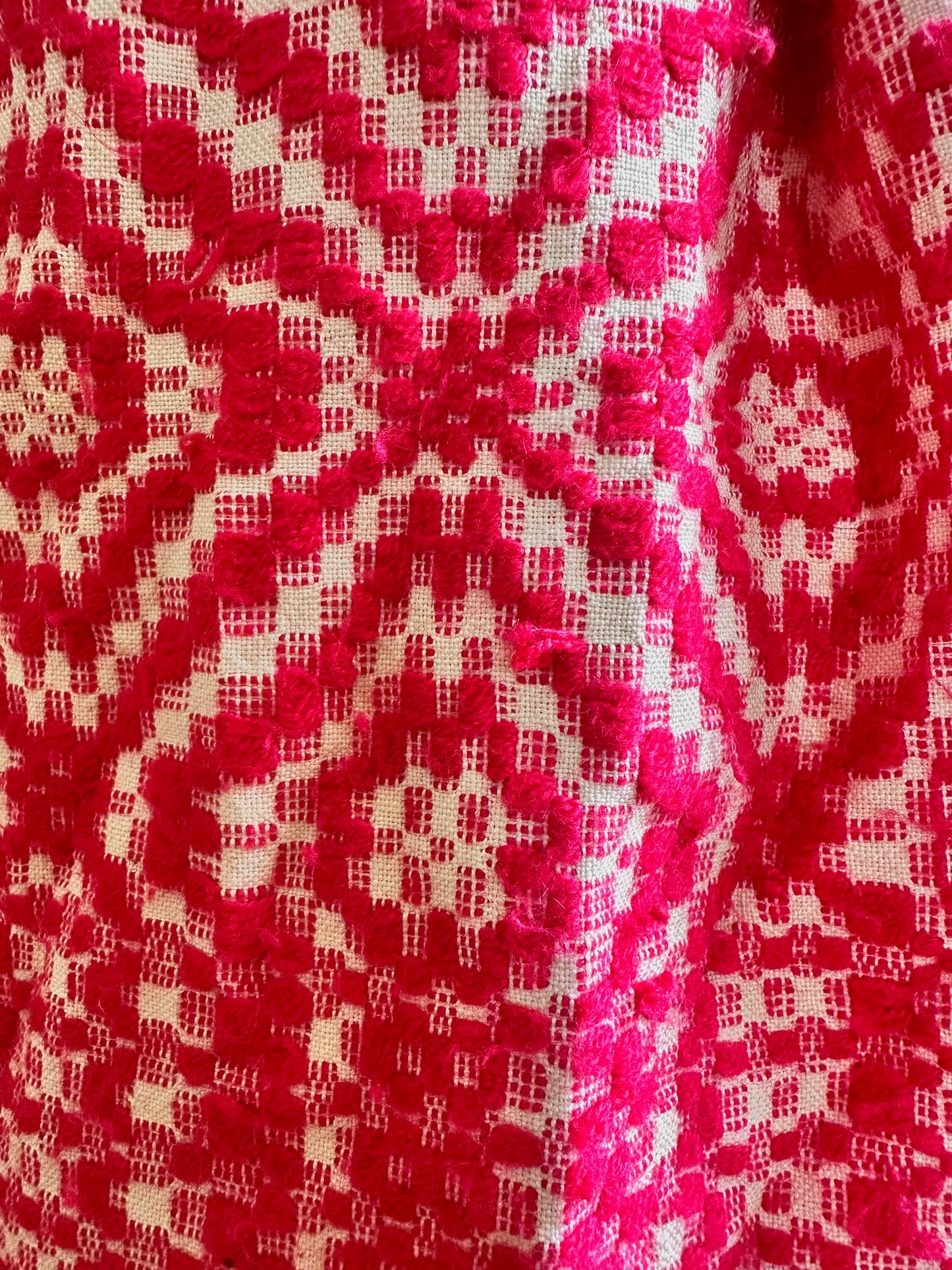 old coverlet tuck wide pants / pink × white