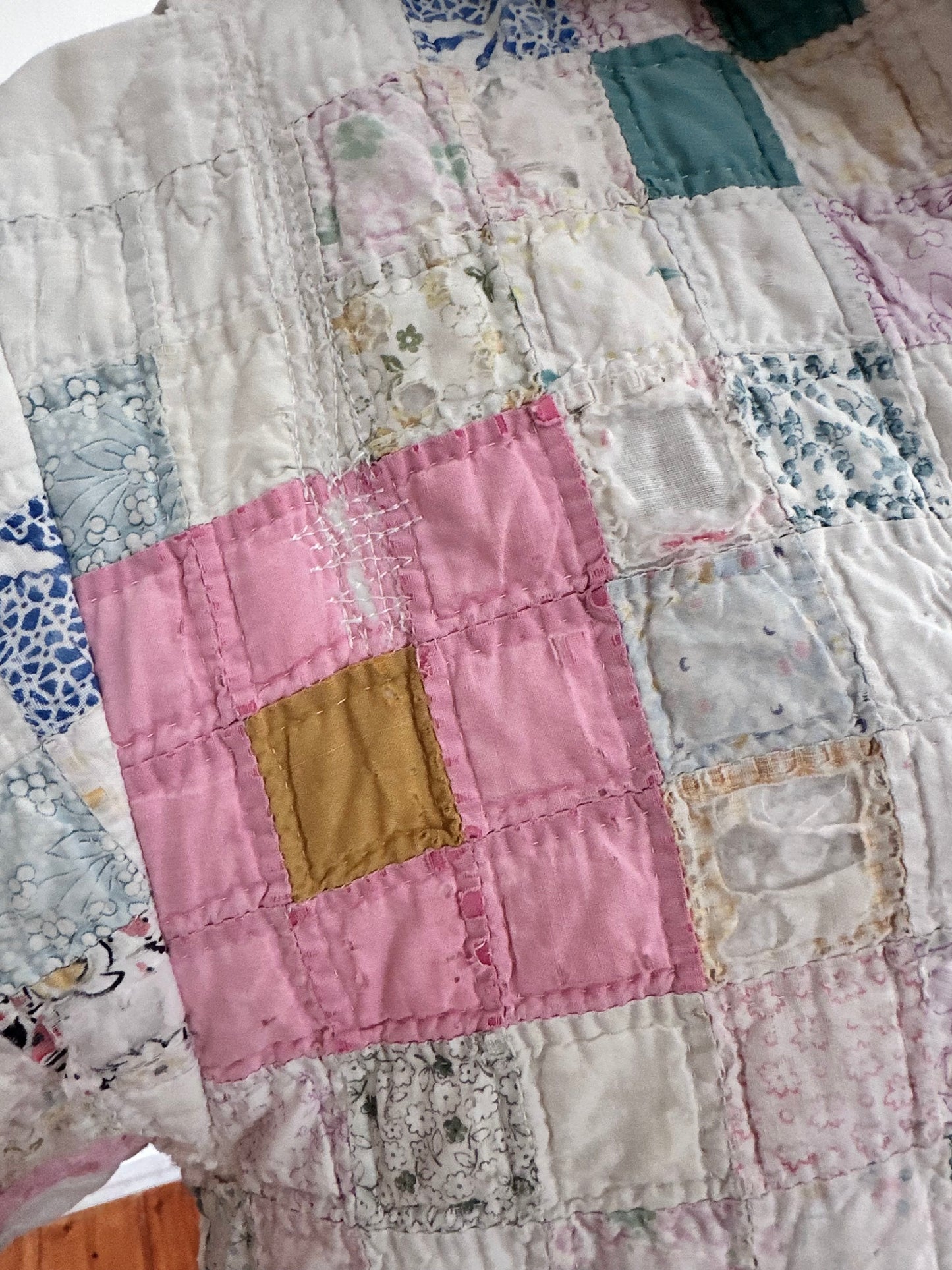 old quilt sailor shirt “boro”