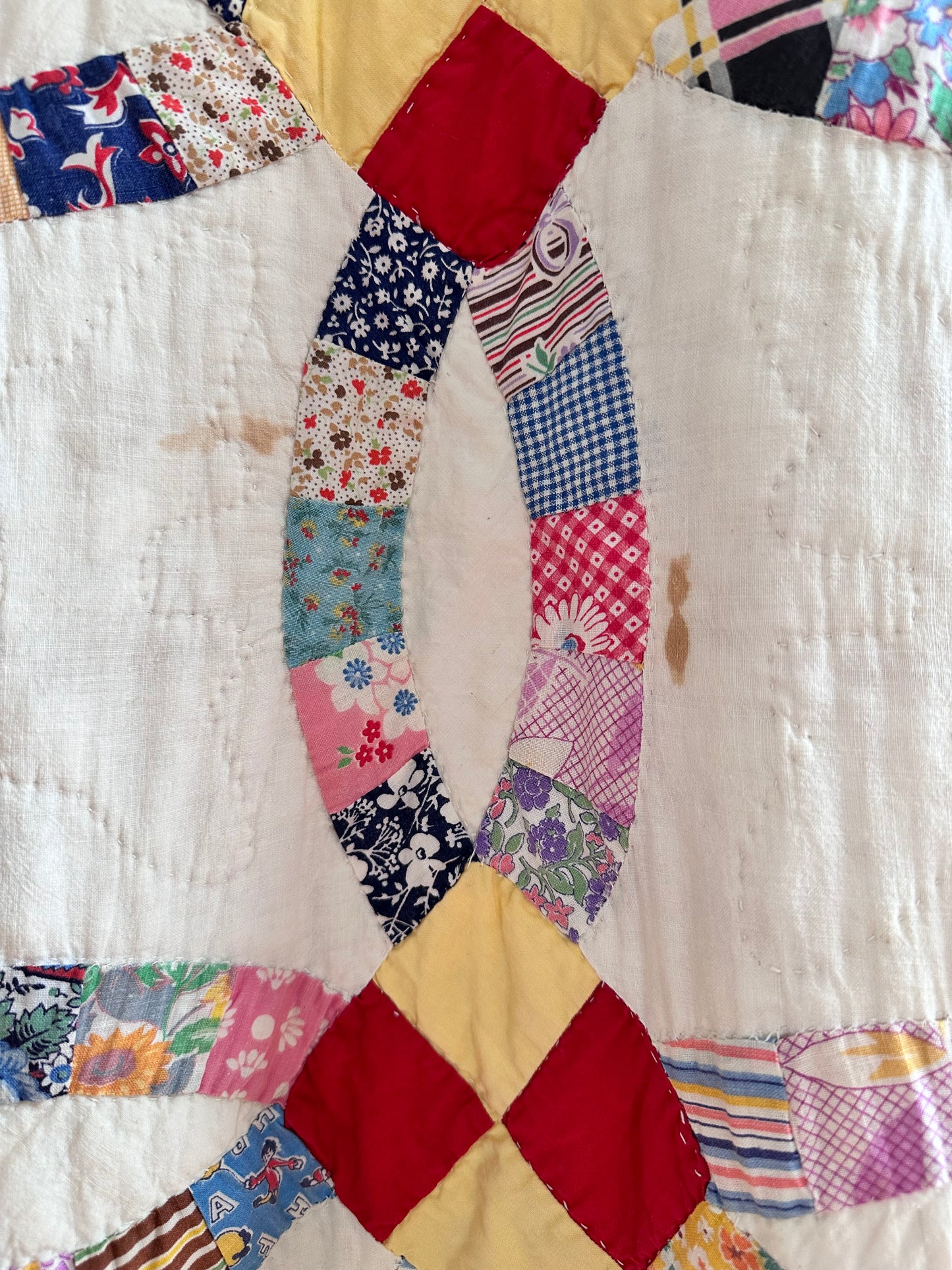 old quilt dress coat