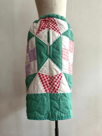 old quilt short pants