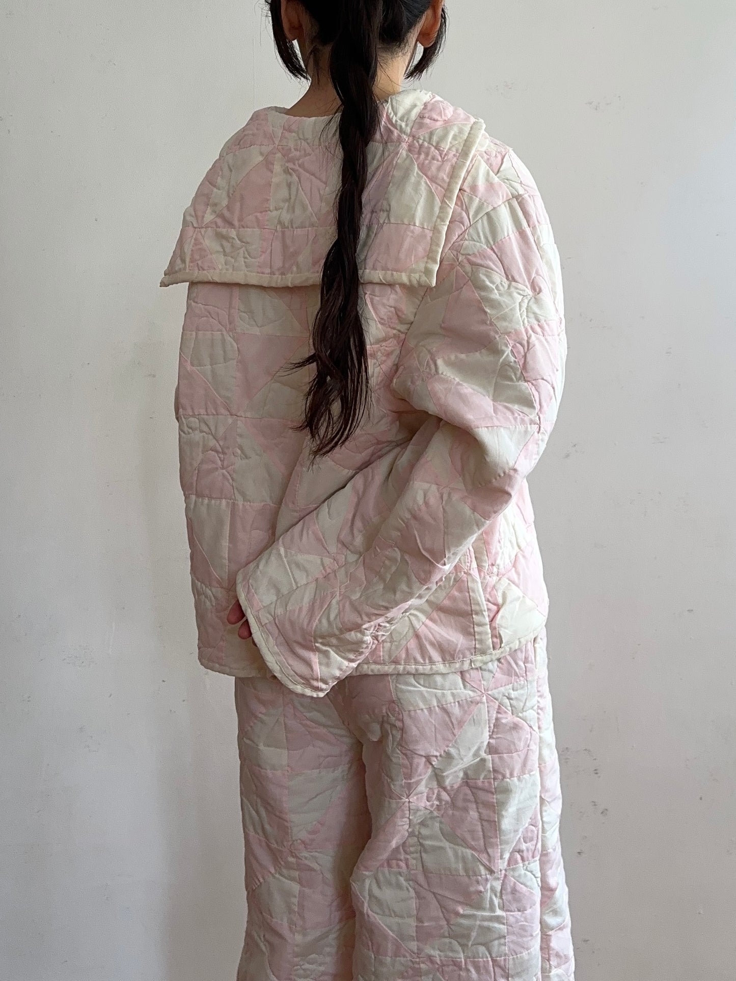 antique quilt sailor shirt