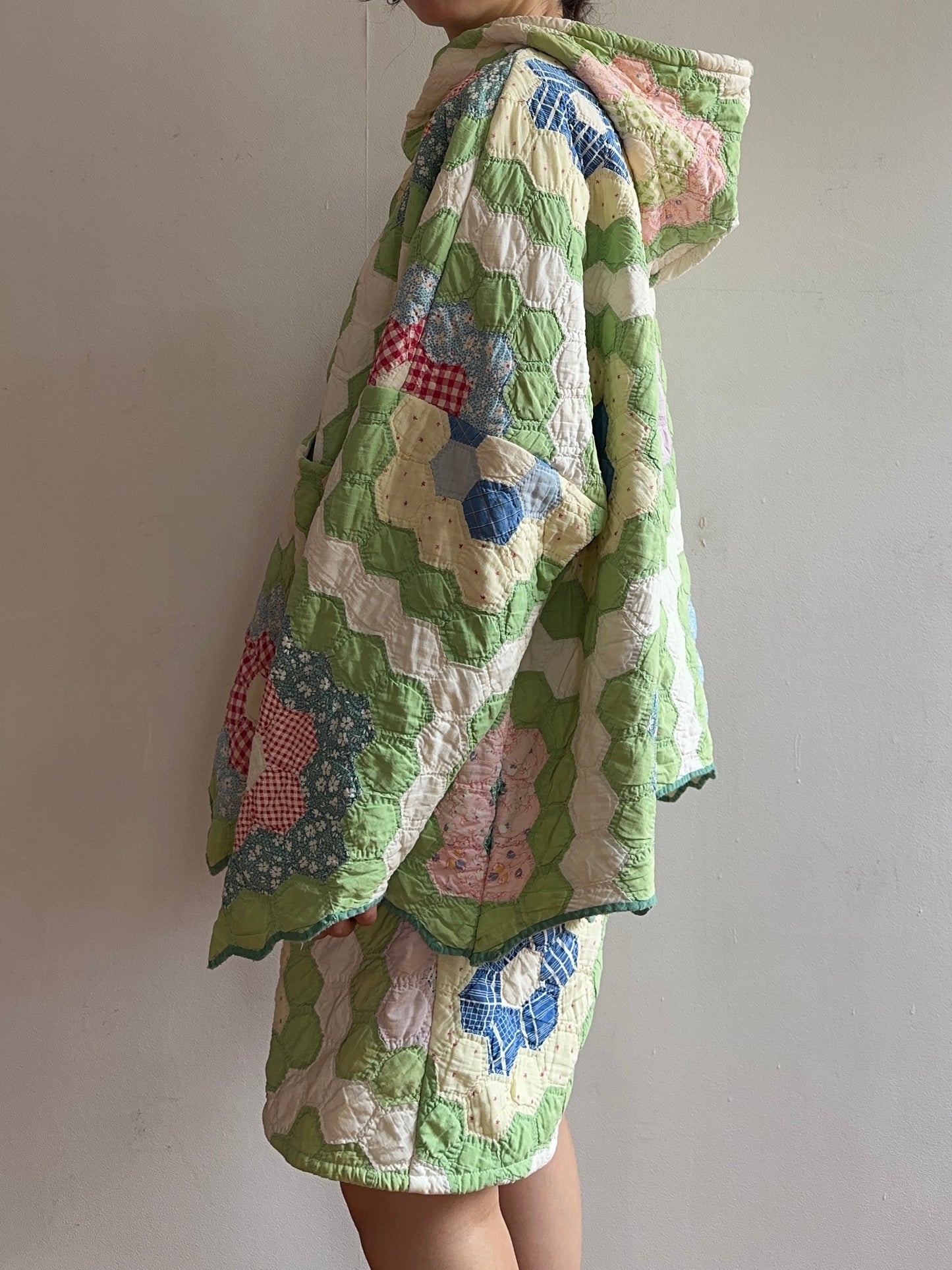 old quilt parka