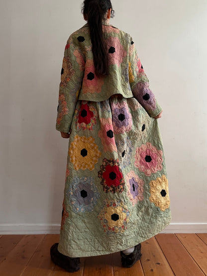 old quilt short jacket