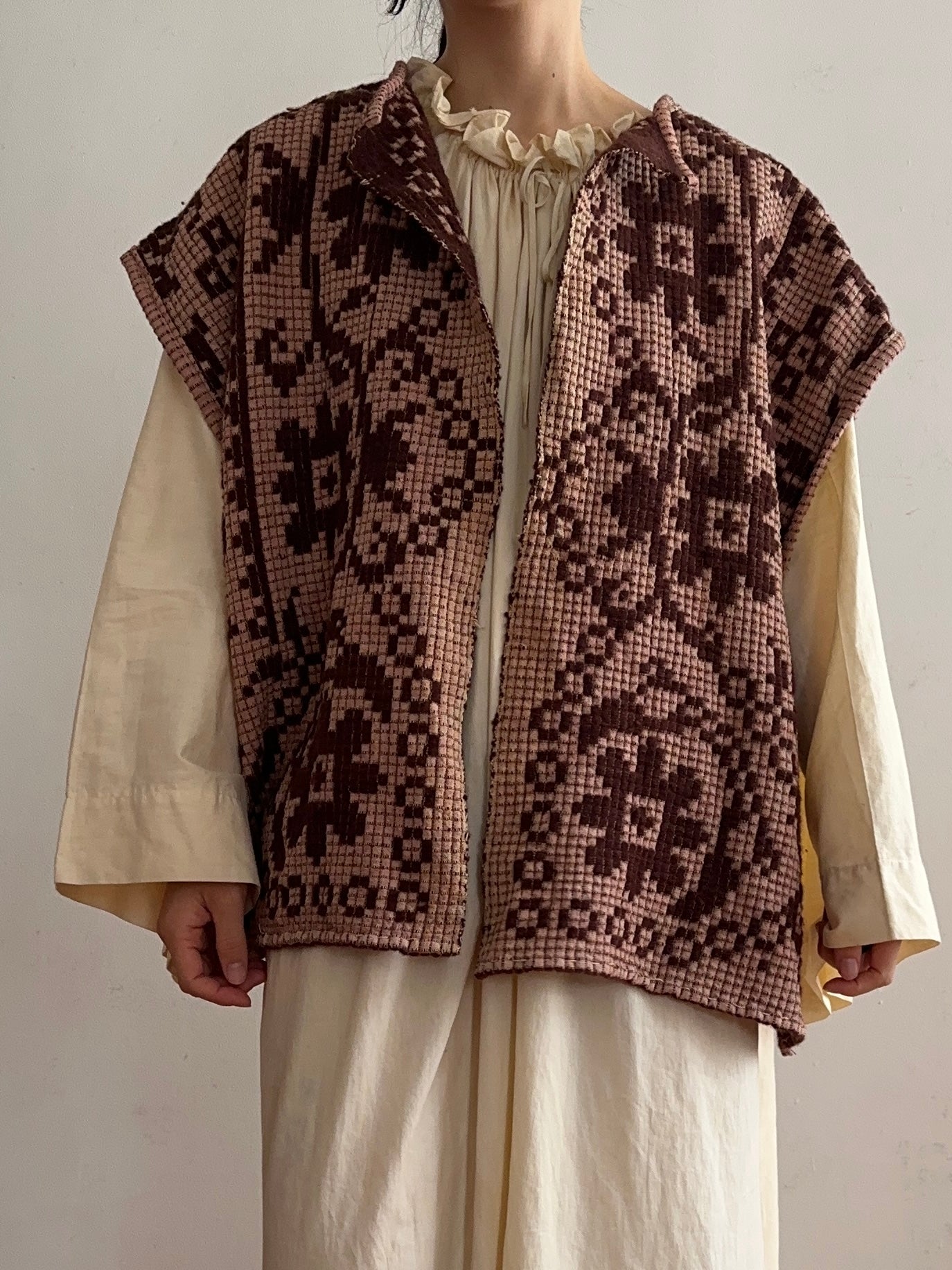 old coverlet wide vest