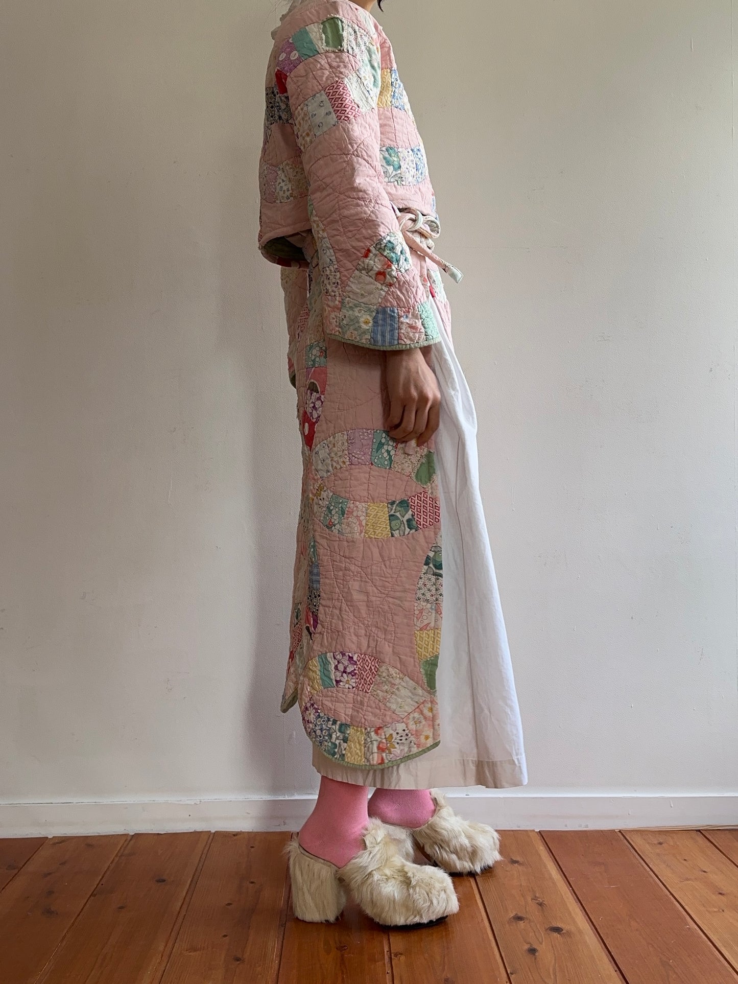 old quilt wrap skirt