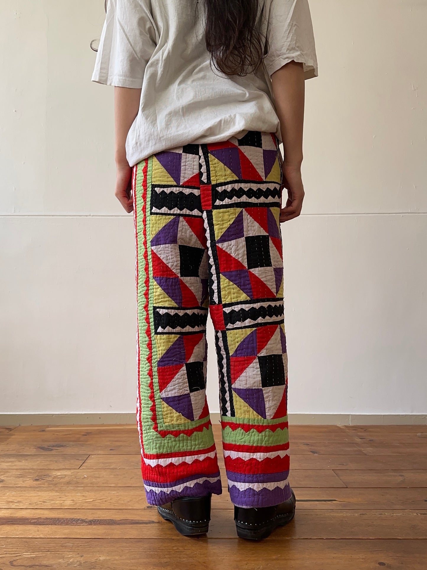 old quilt pants