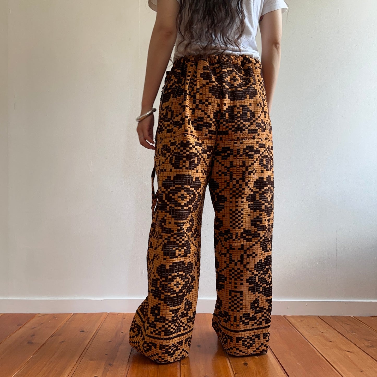 old coverlet tuck wide pants