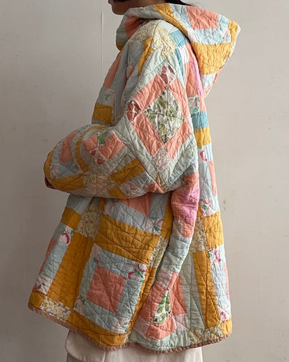 old quilt parka