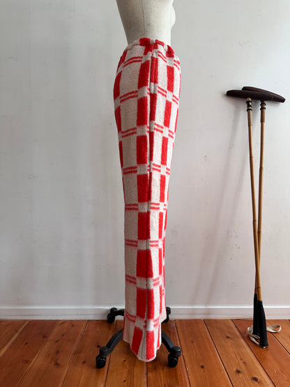 old blanket slim flare pants