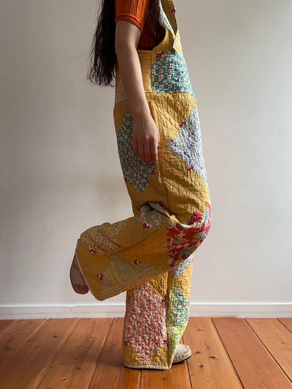 semi-antique quilt huge overall