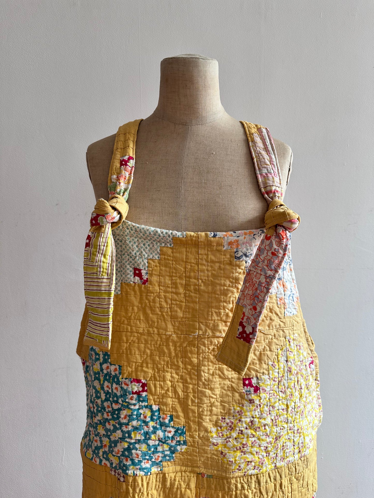 semi-antique quilt huge overall