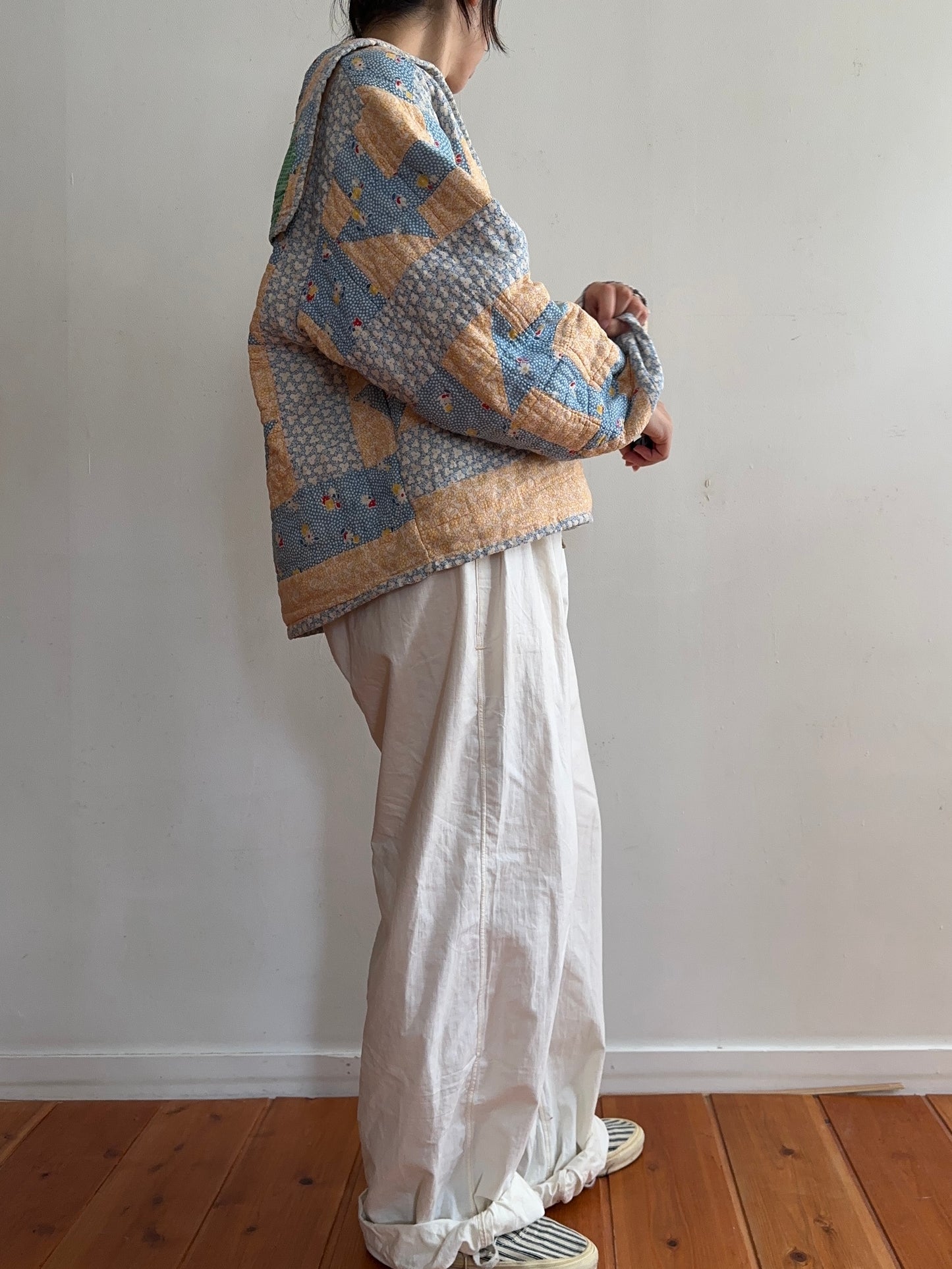 antique quilt sailor shirt