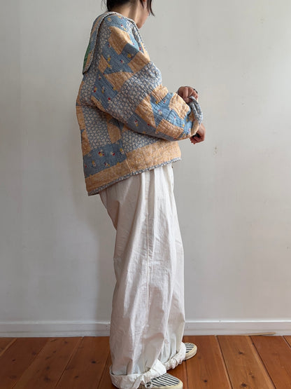 antique quilt sailor shirt