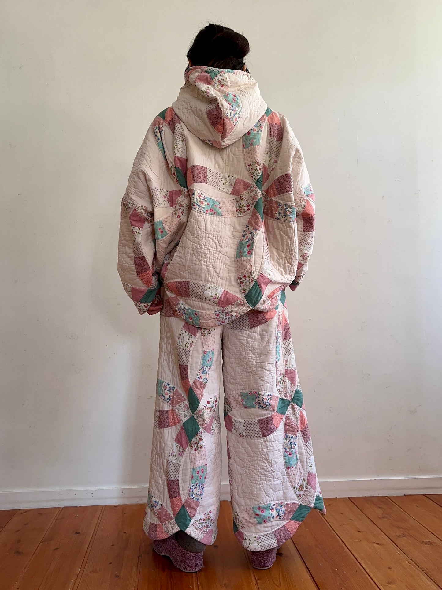 old quilt parka
