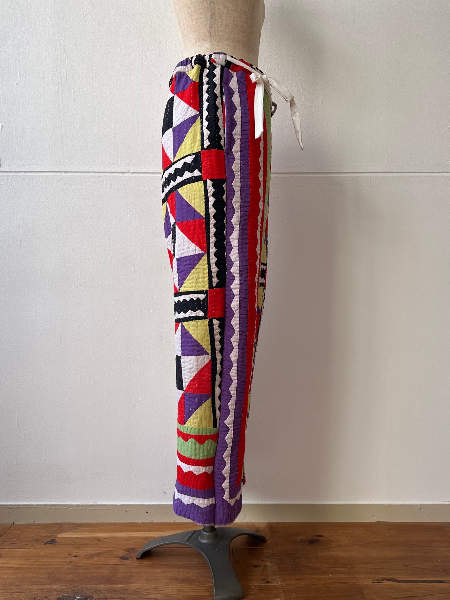 old quilt pants