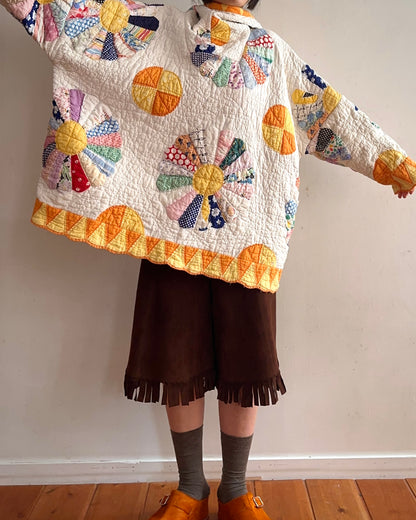 old quilt parka