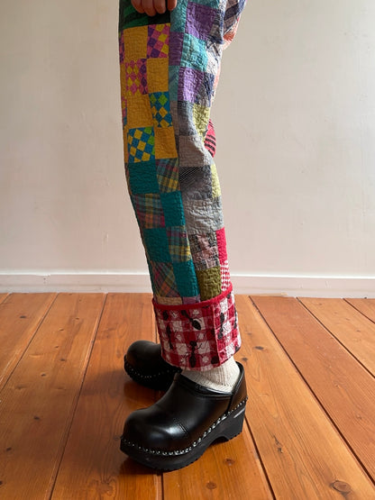 old quilt slim pants