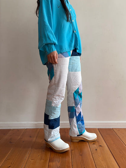 old quilt slim pants