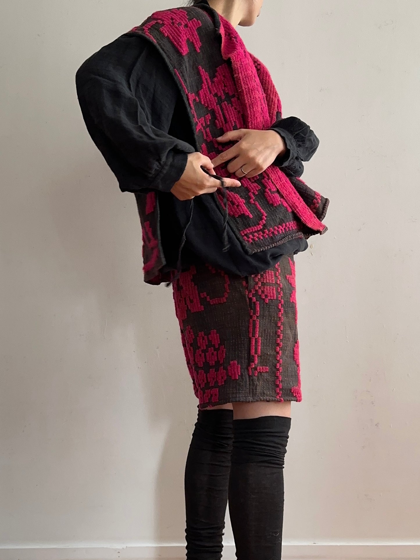 old coverlet wide vest