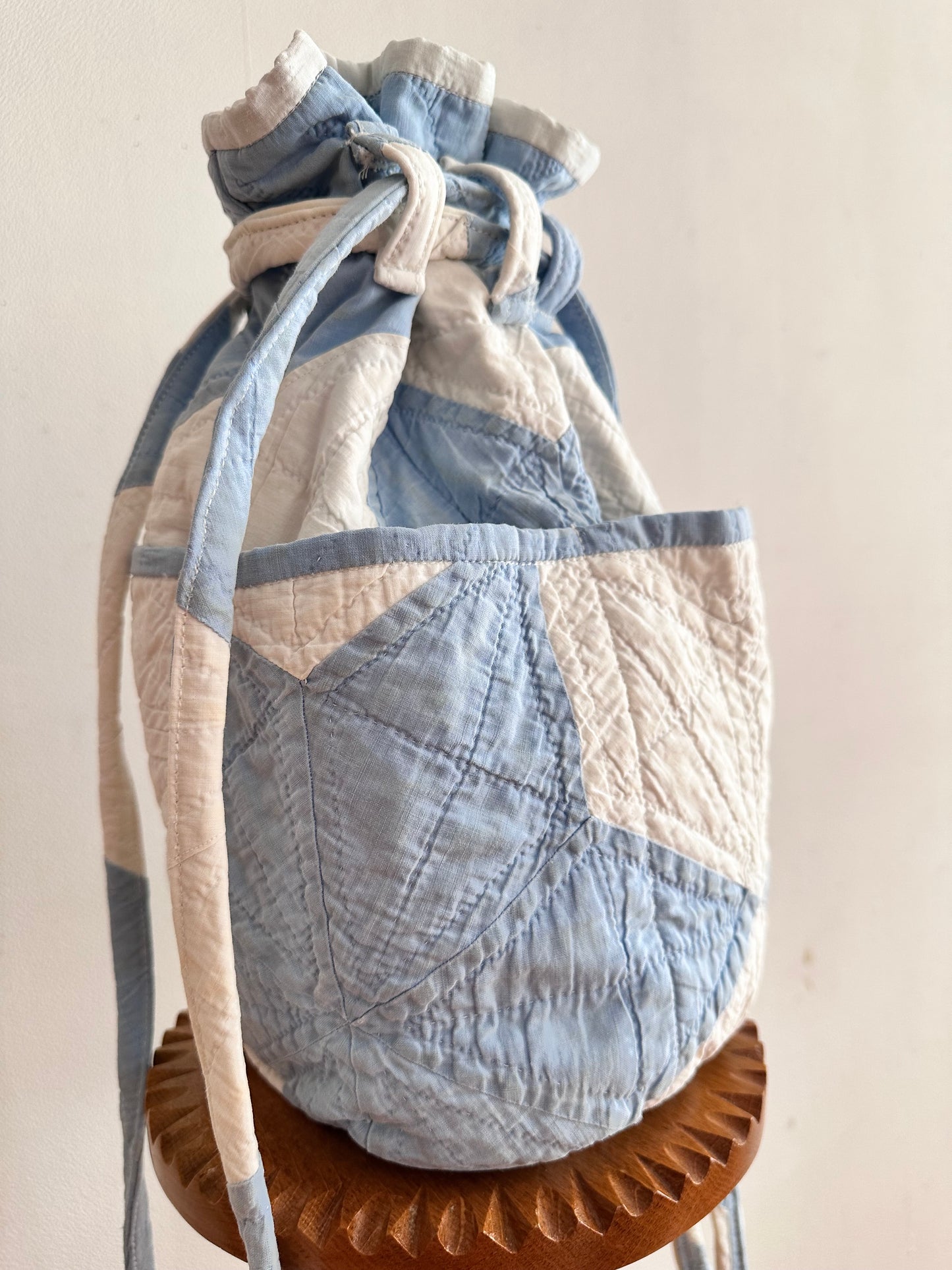old quilt pocket bag