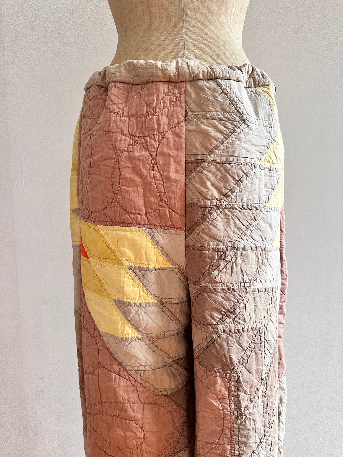 old quilt pants