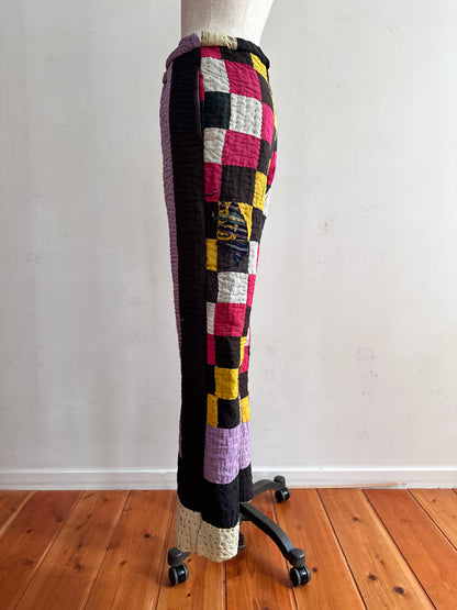 old quilt slim pants