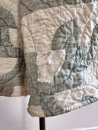 old quilt tuck short pants