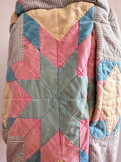 old quilt short pants