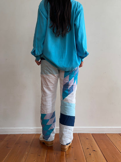 old quilt slim pants