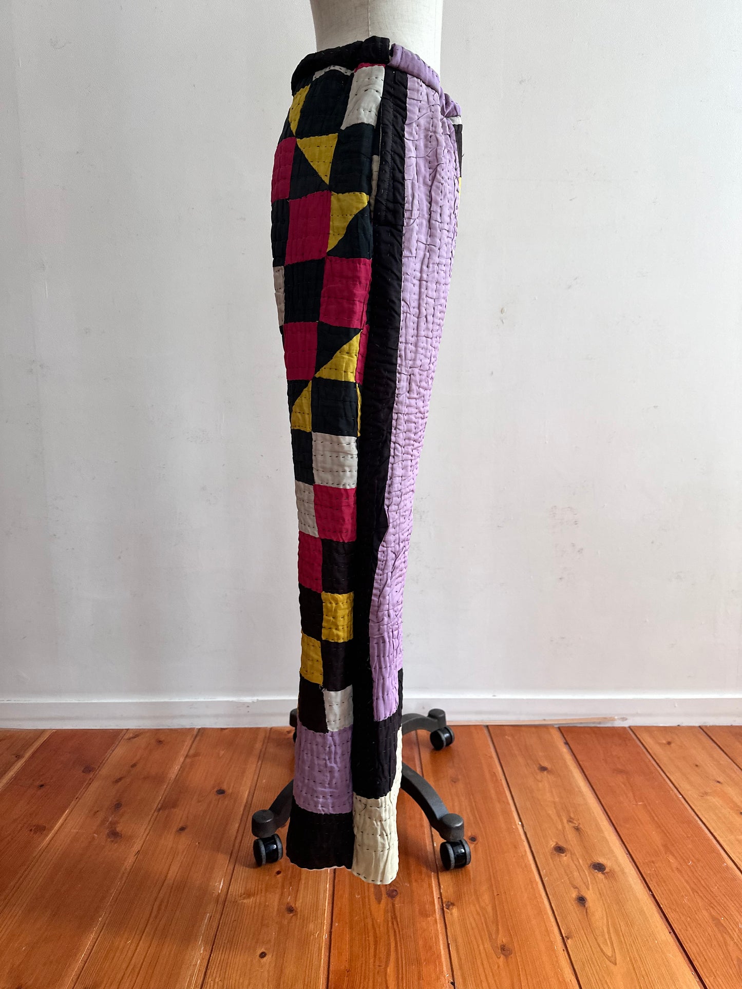 old quilt slim pants