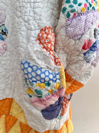 old quilt parka