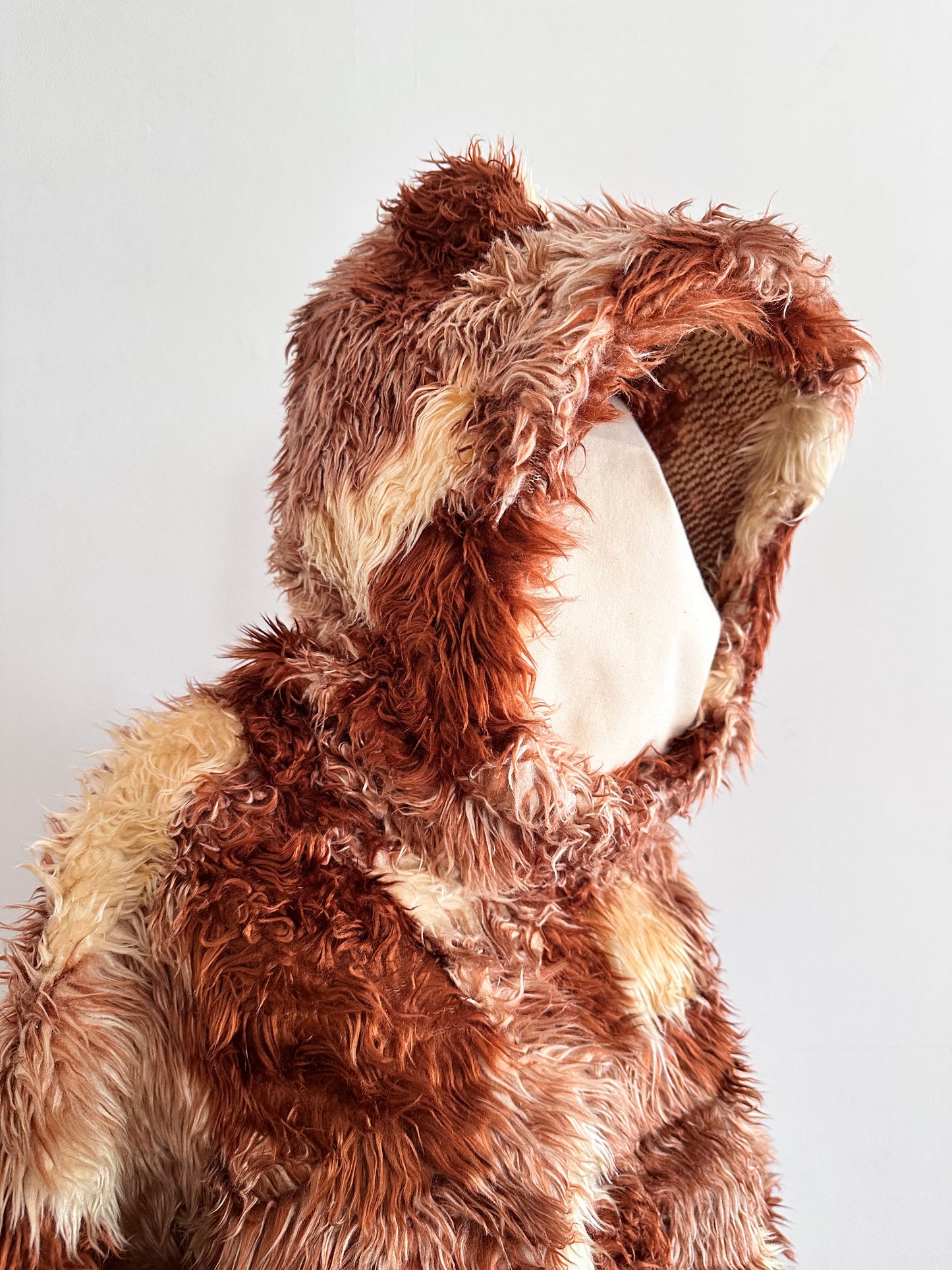 old fur parka / pudding