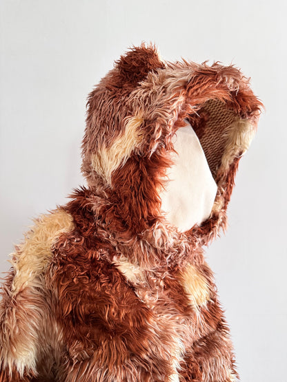 old fur parka / pudding