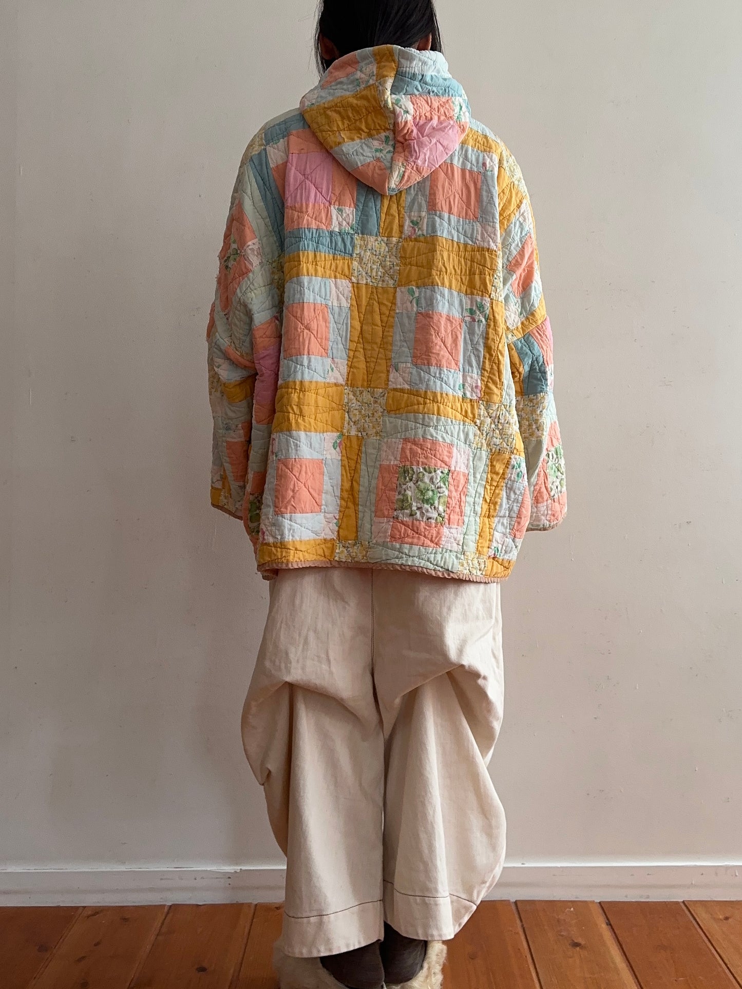 old quilt parka