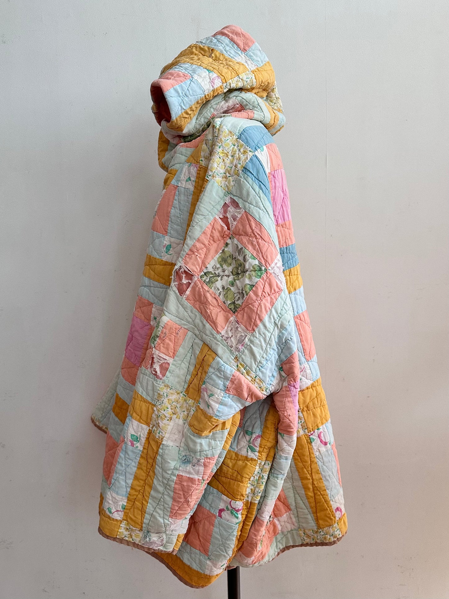 old quilt parka