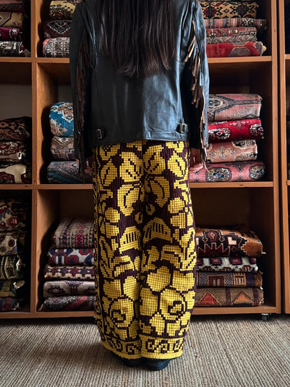 old coverlet tuck wide pants