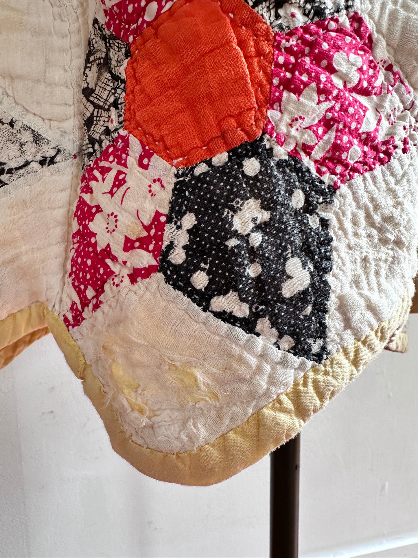 old quilt short pants