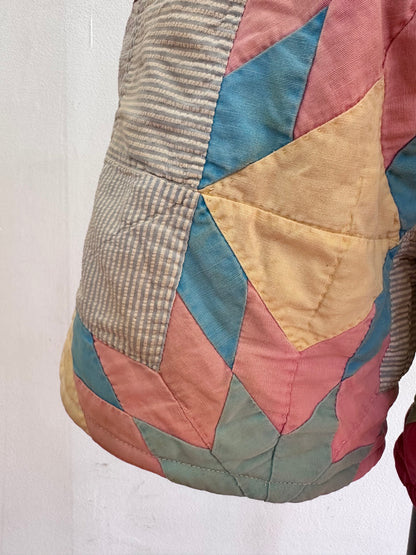 old quilt short pants