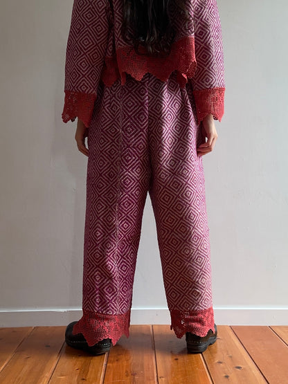 old coverlet wide pants