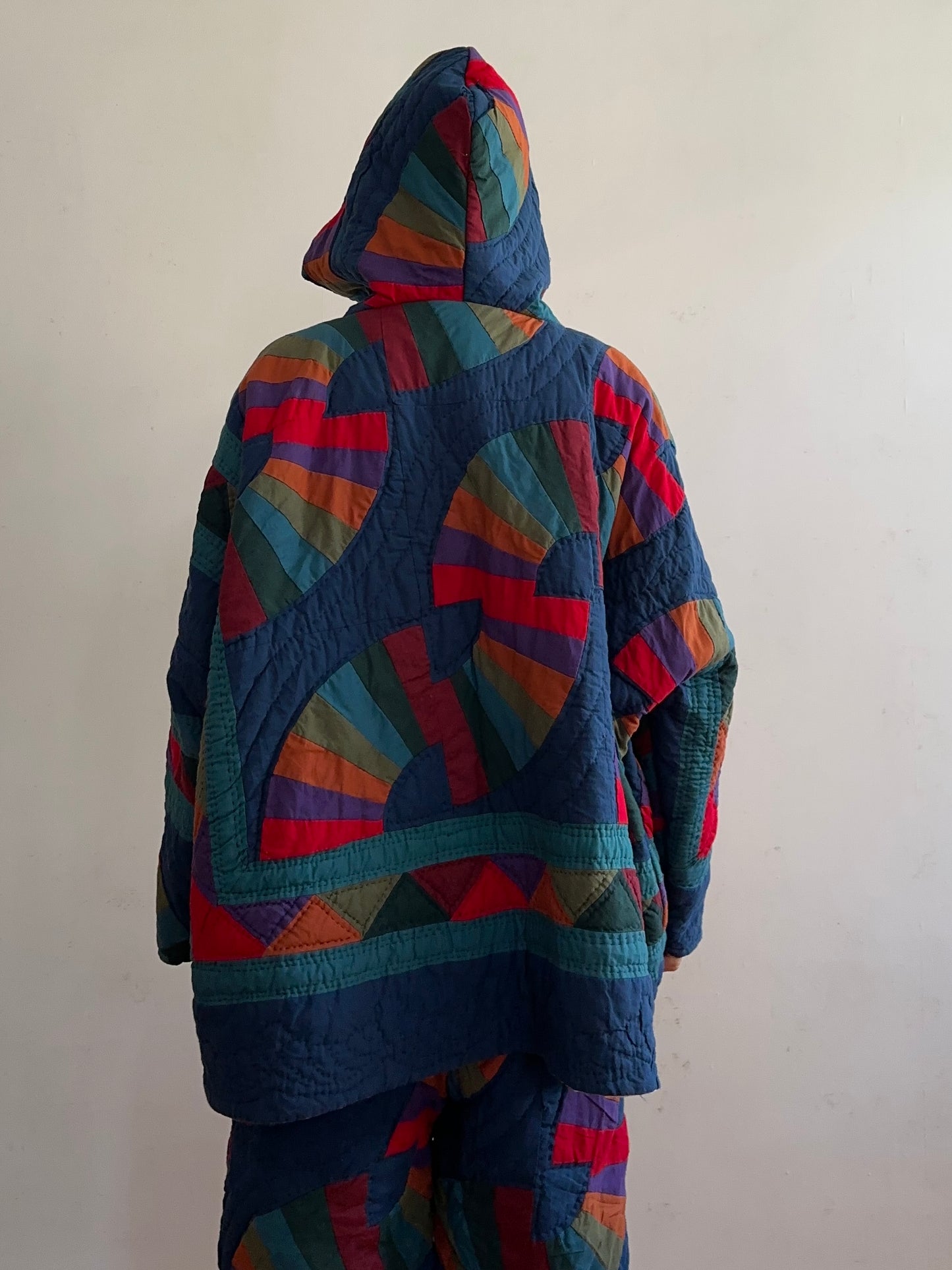 old quilt parka