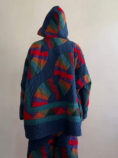 old quilt parka