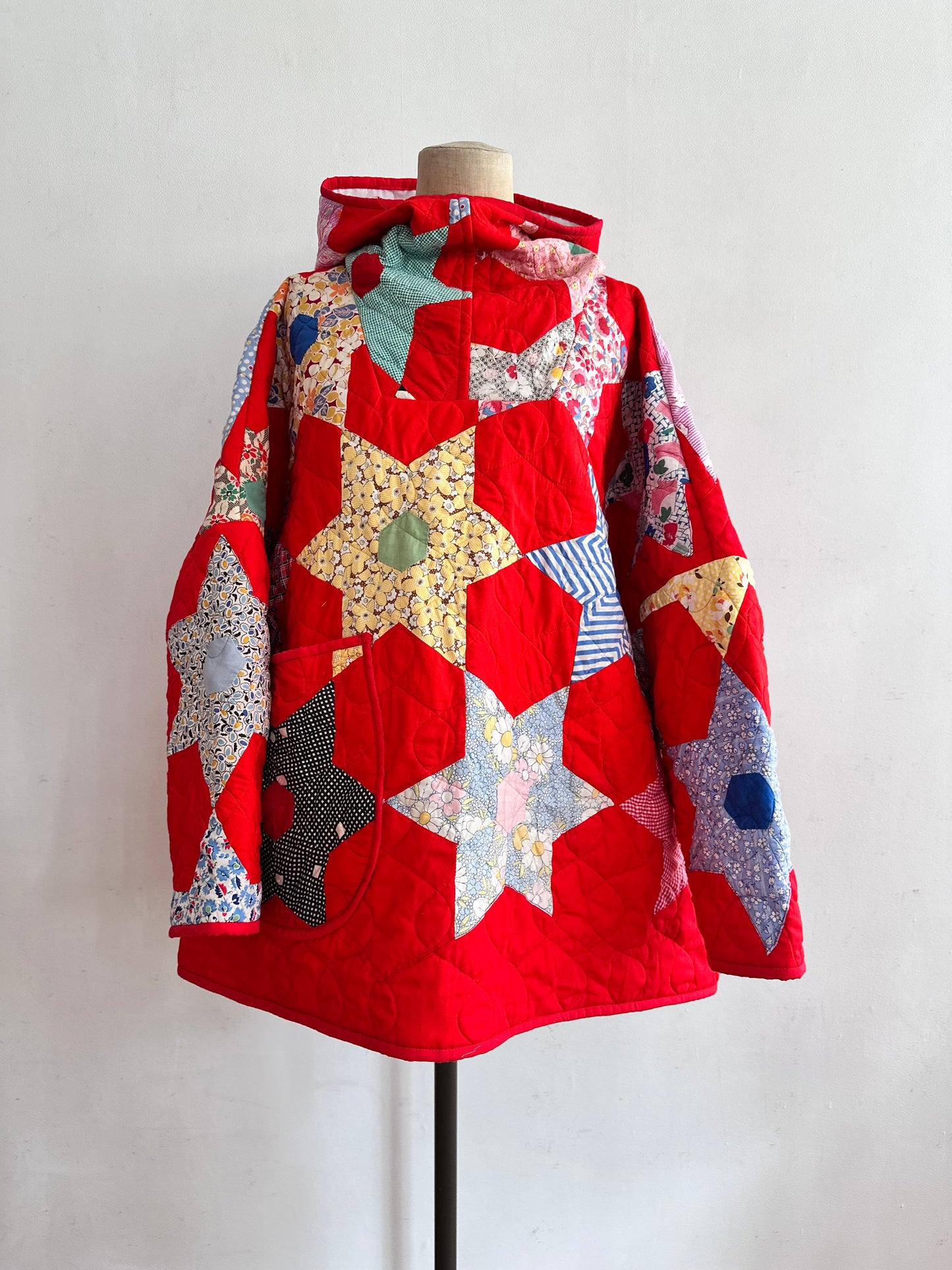 old quilt parka