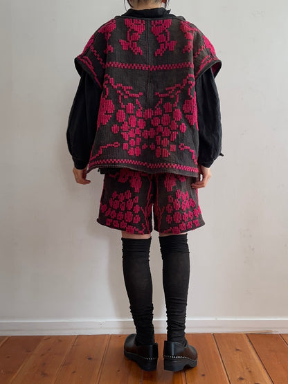 old coverlet wide vest