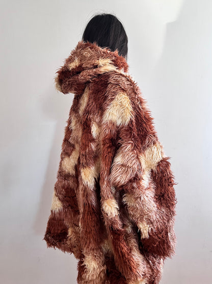 old fur parka / pudding